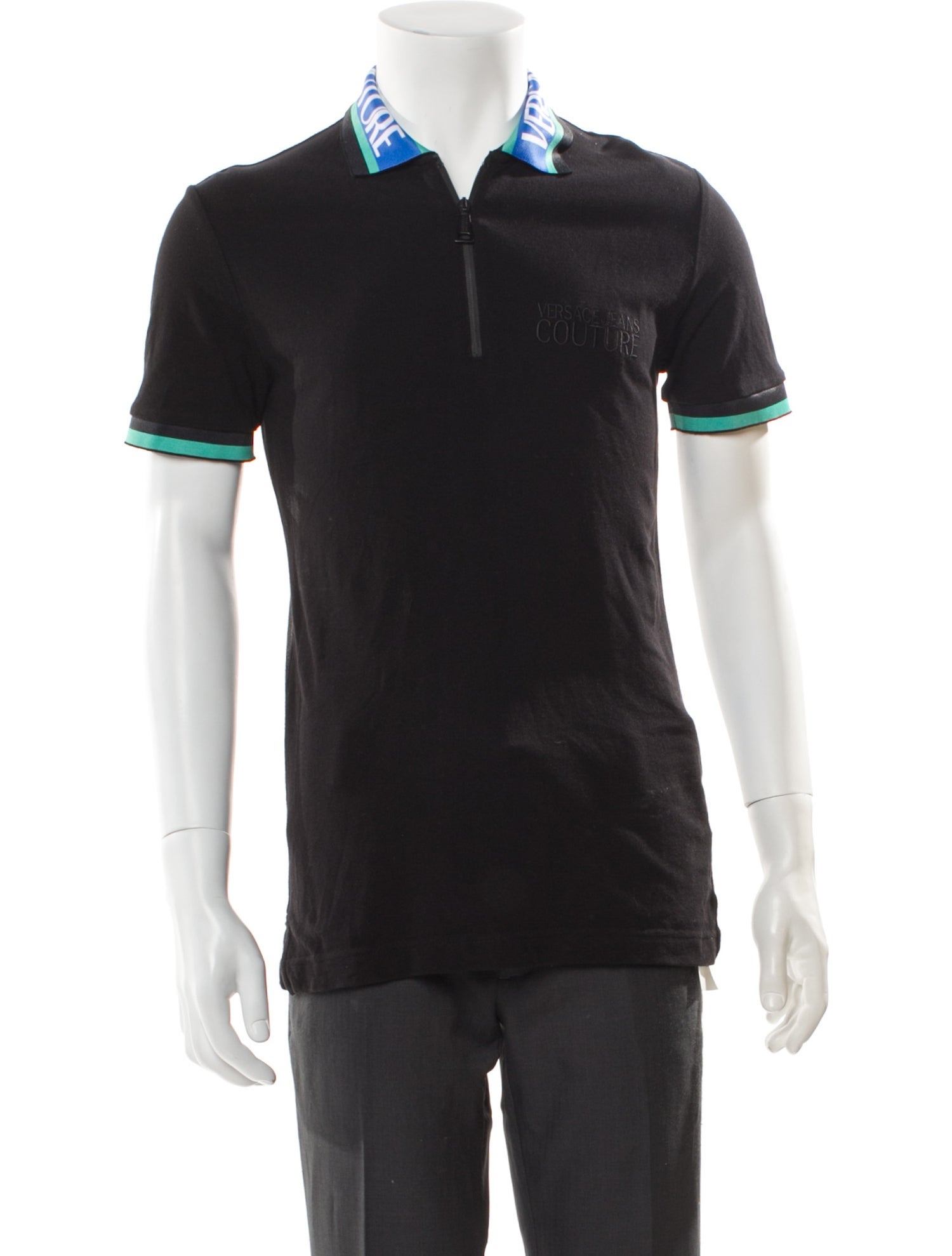 Versace Collar Short Sleeve Polo Shirt