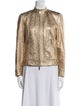 Versace 2010's Leather Evening Jacket