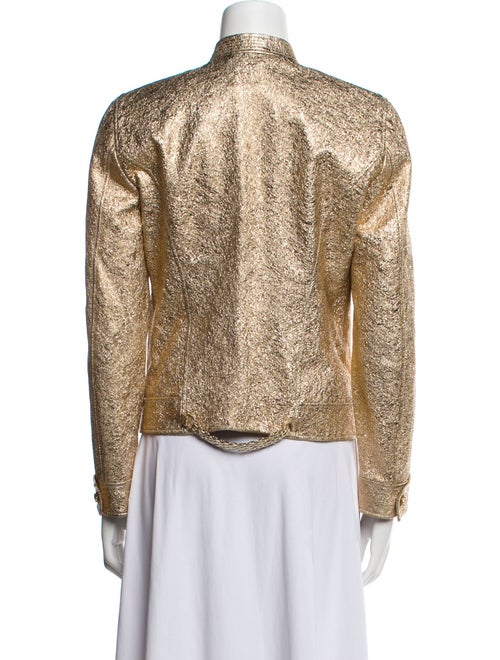 Versace 2010's Leather Evening Jacket