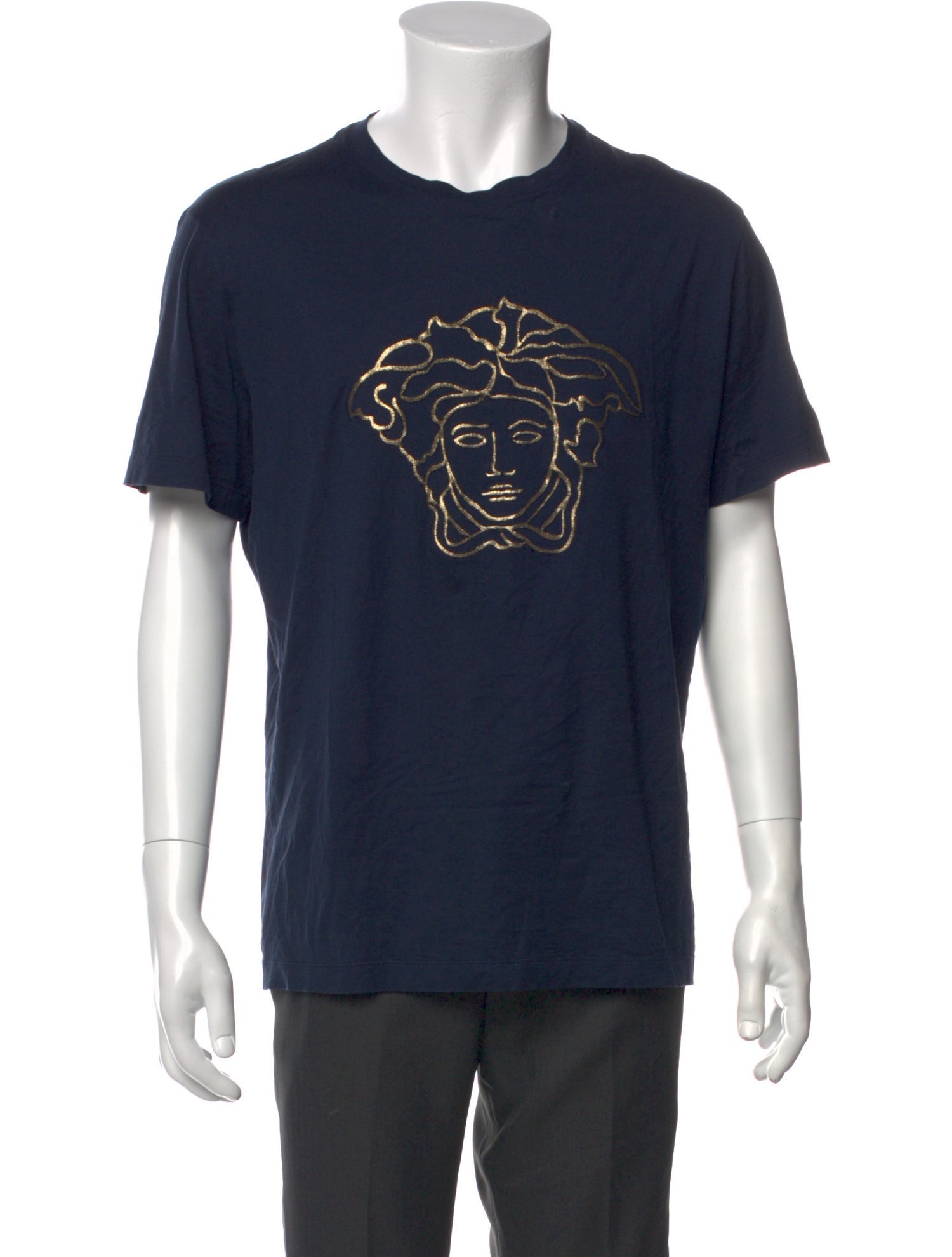 Versace Medusa Insignia Crew Neck T-Shirt