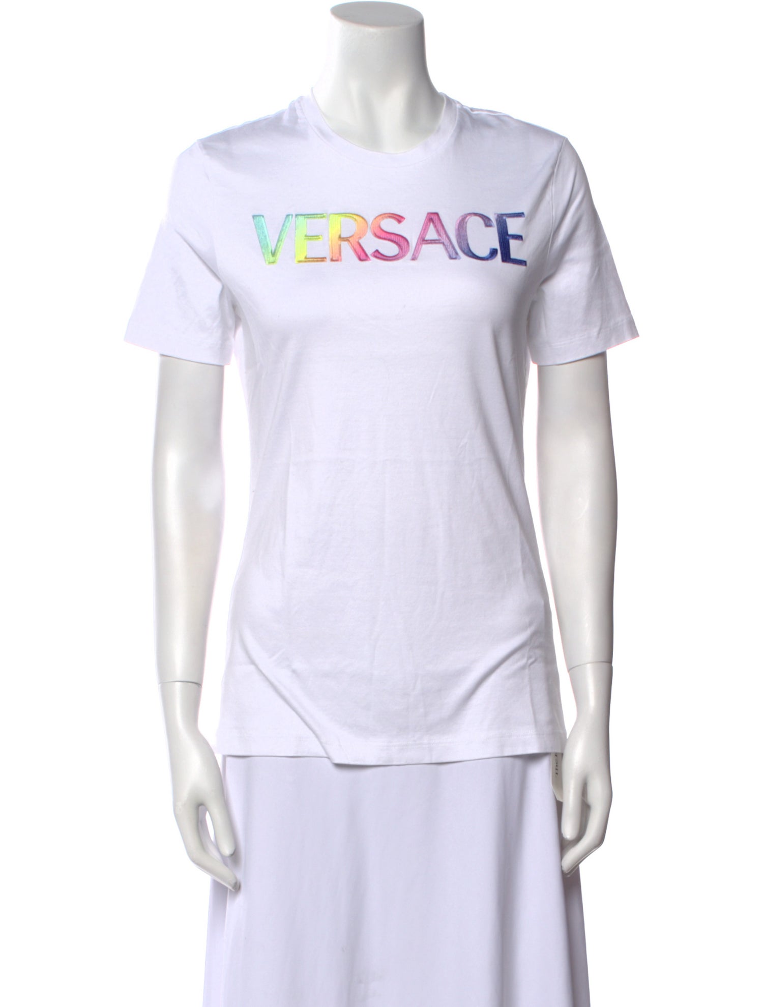 Versace Graphic Print Crew Neck T-Shirt