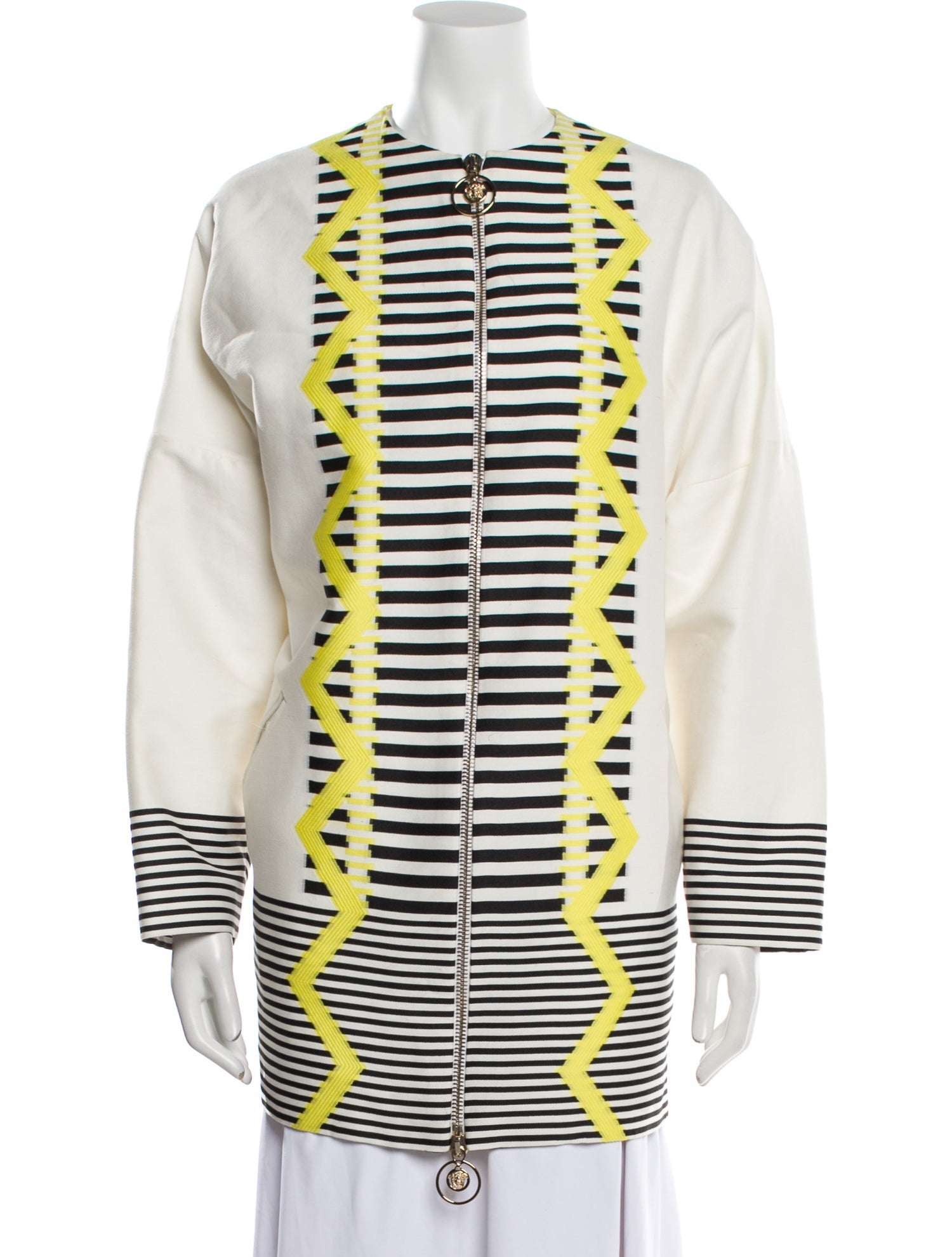 Versace Striped Coat