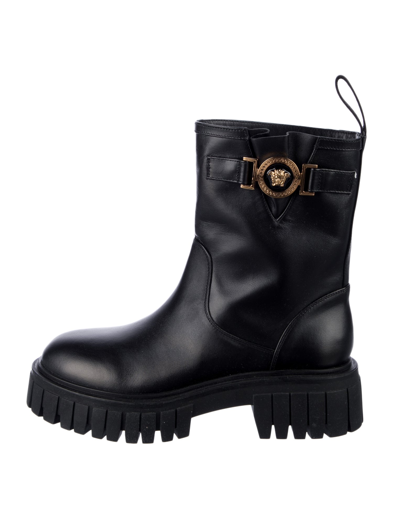 Versace Leather Boots
