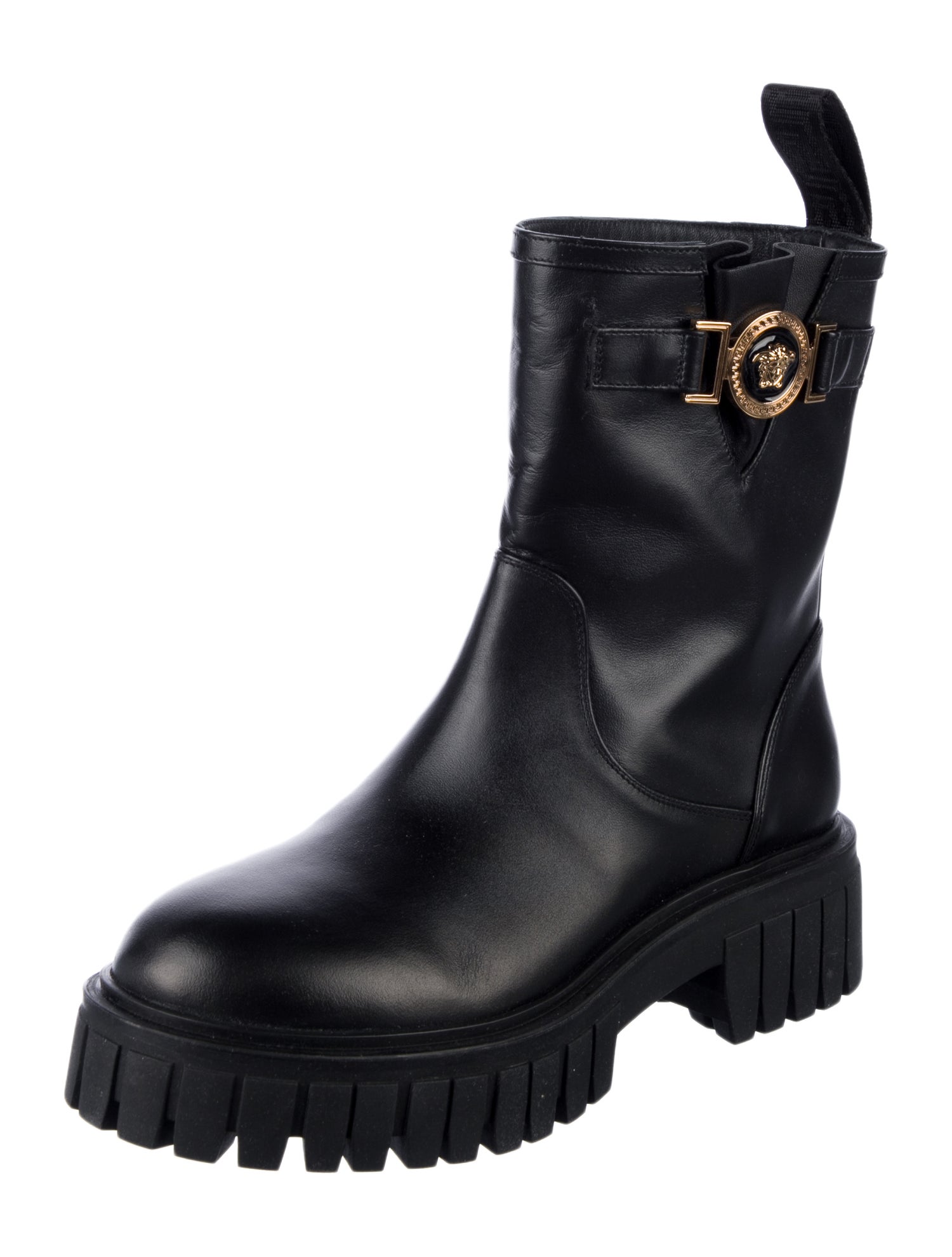 Versace Leather Boots