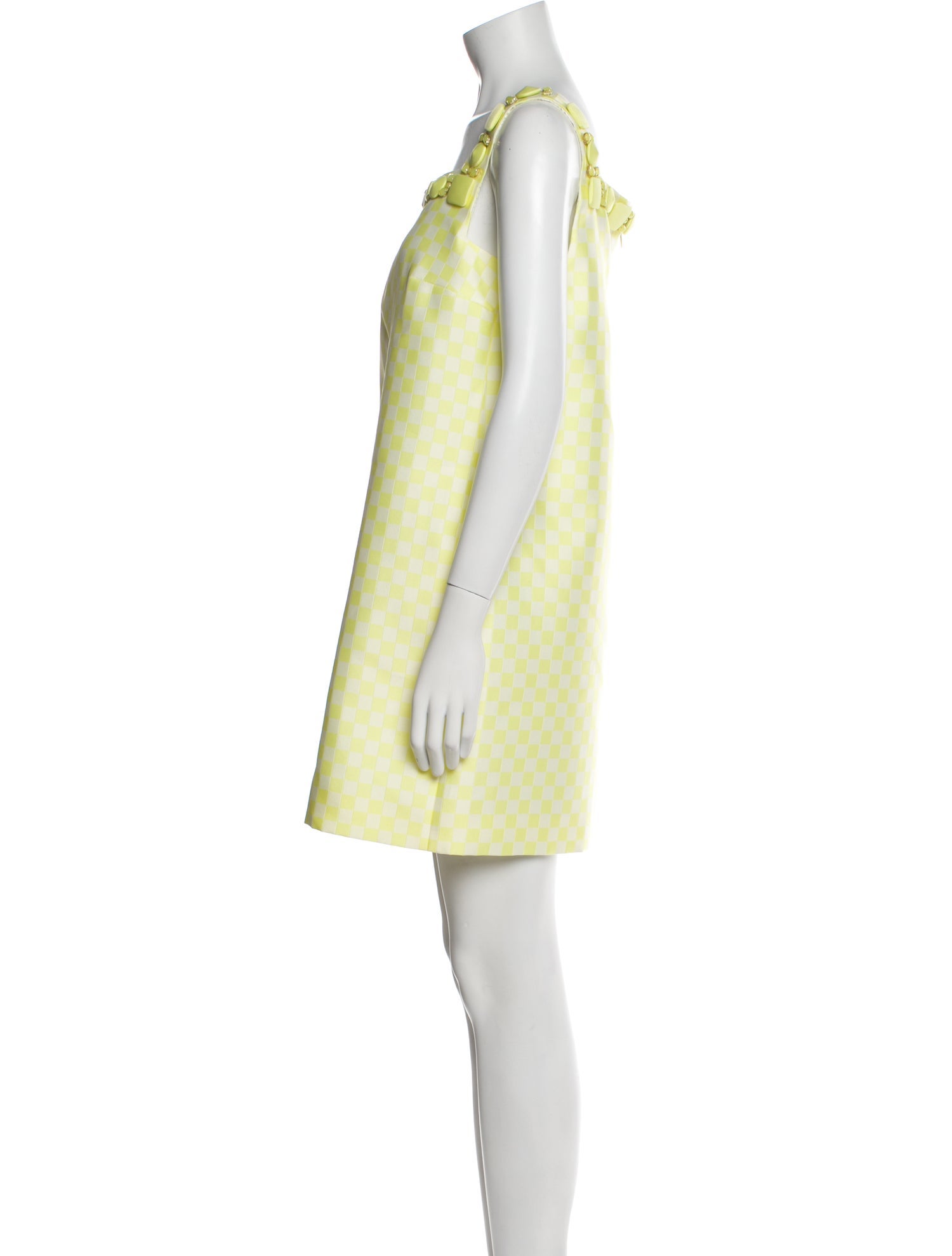 Versace Square Neckline Mini Dress