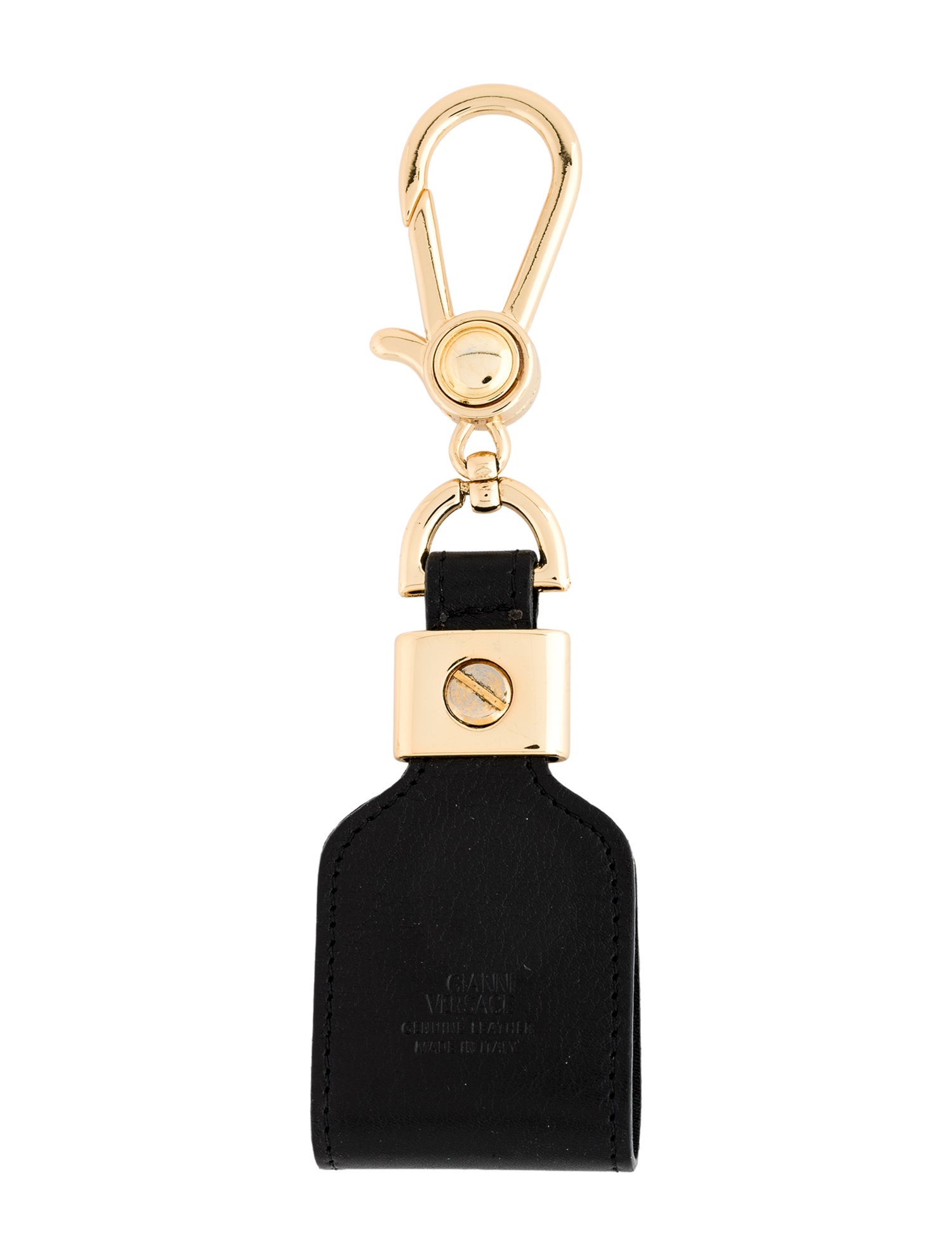 Versace Leather Keychain