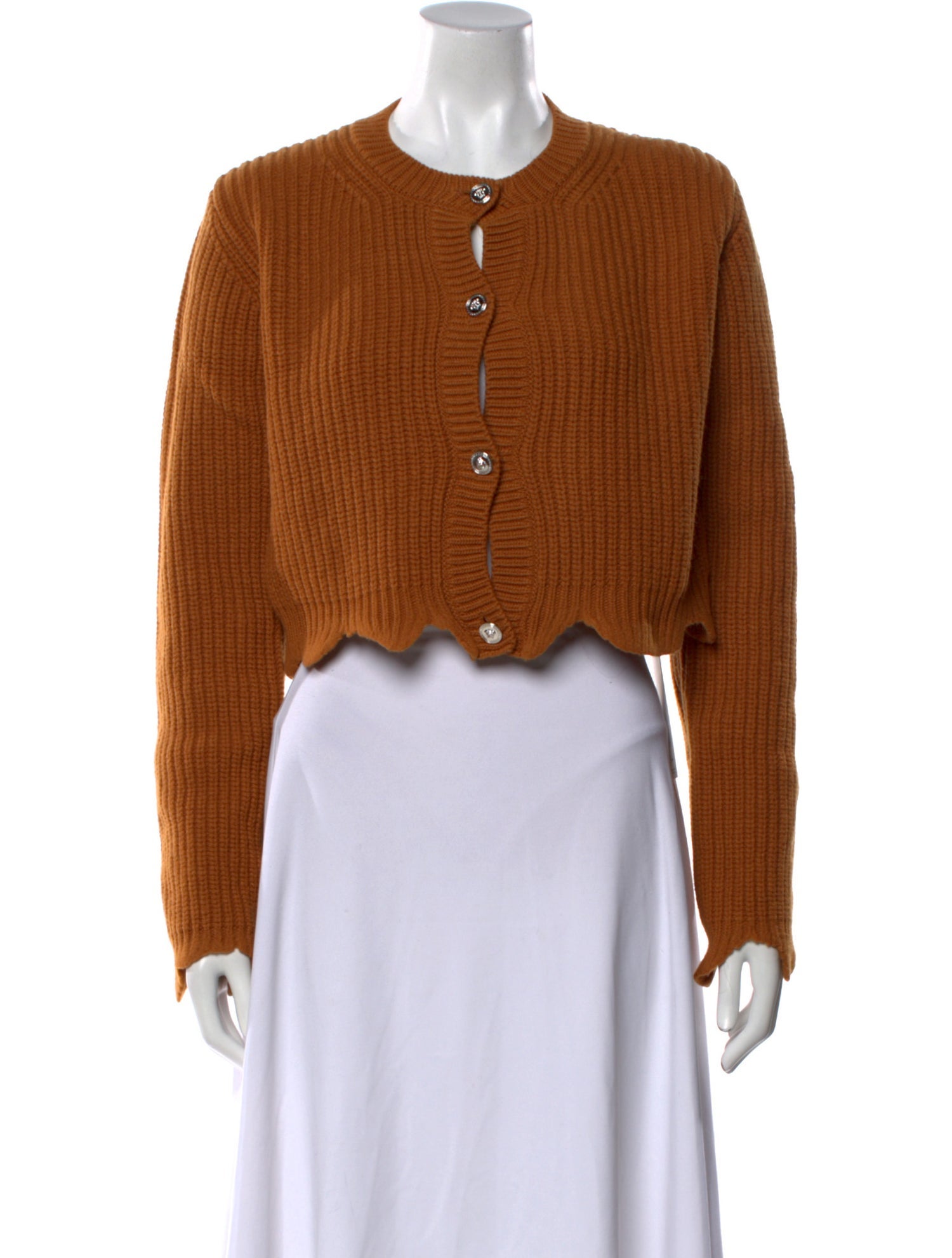 Versace Wool Crew Neck Sweater