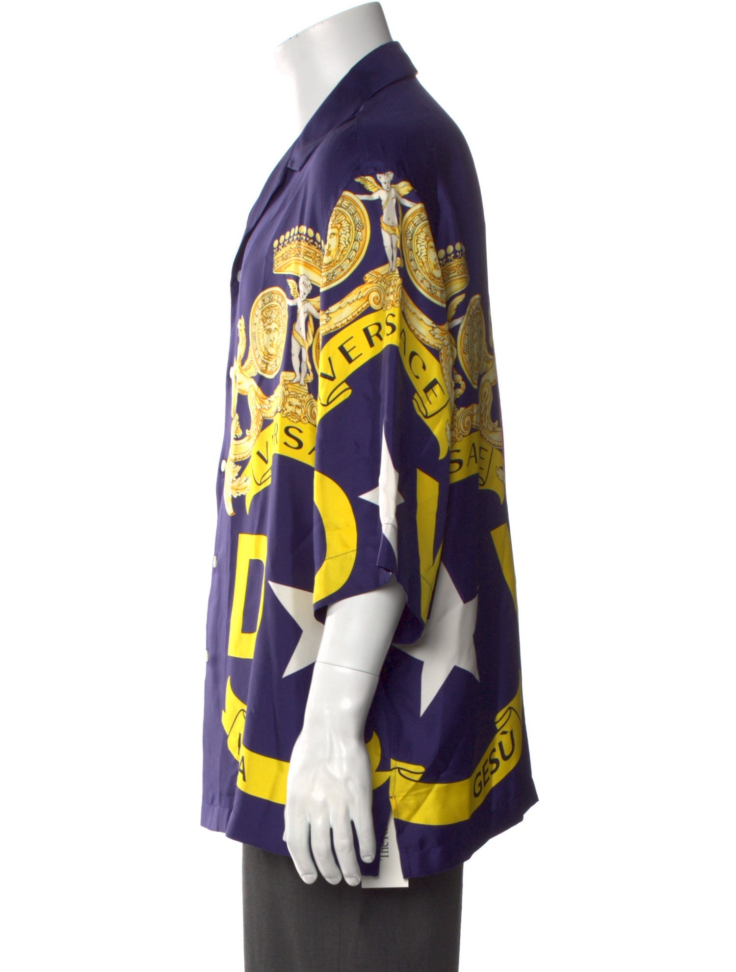 Versace Silk Printed Shirt