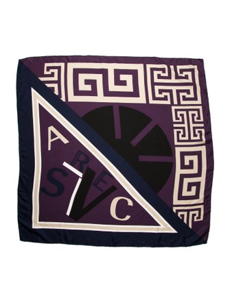 Versace Silk Printed Scarf