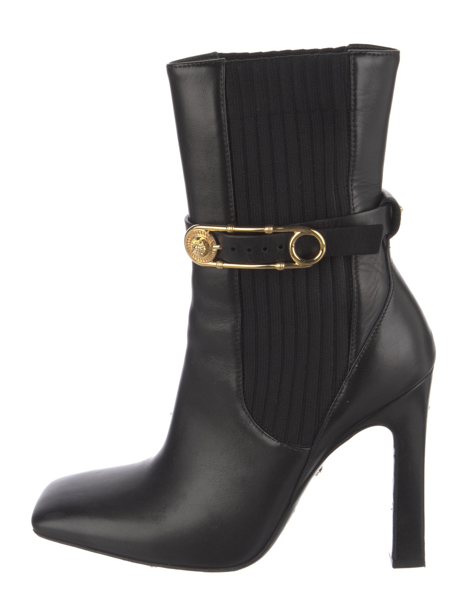 Versace Leather Sock Boots