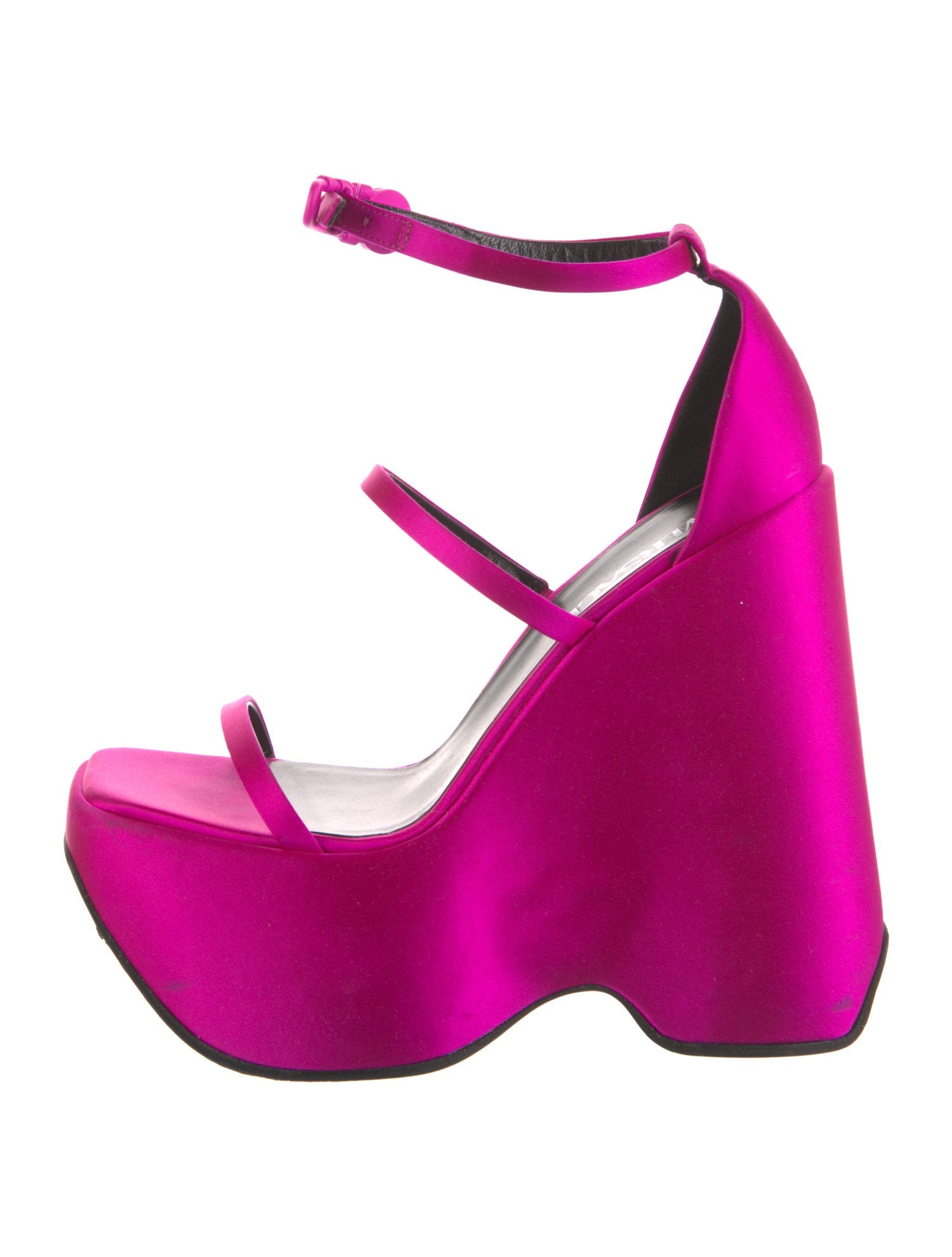 Versace Medusa Insignia Satin Sandals