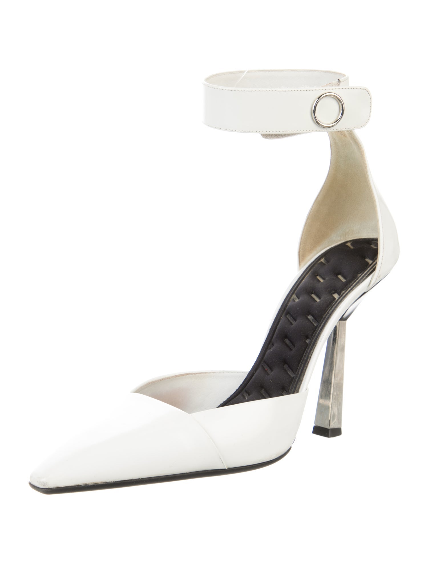 Versace Leather D'Orsay Pumps