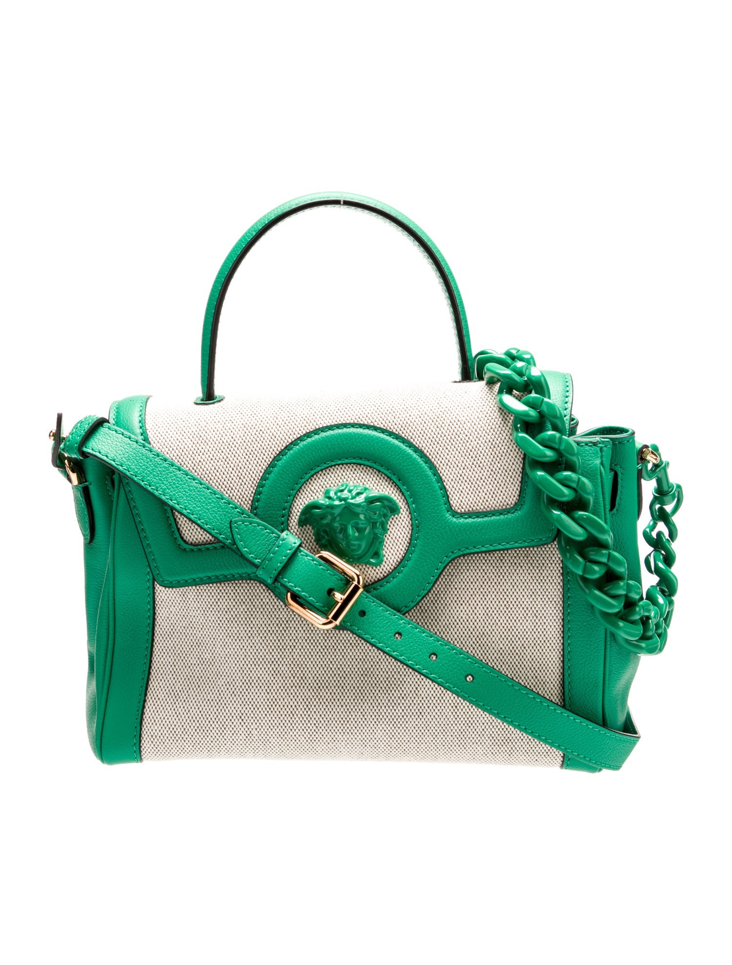 Versace Leather Shoulder Bag