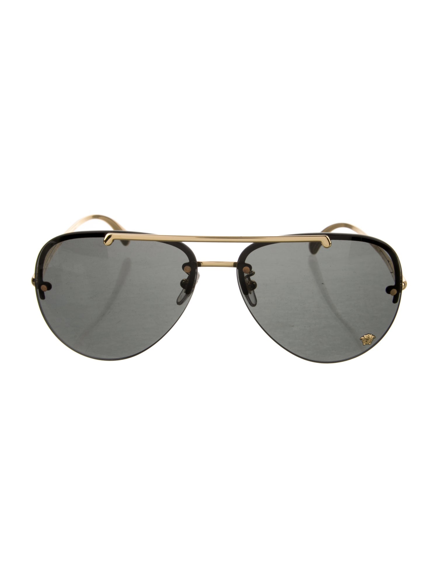 Versace Aviator Tinted Sunglasses
