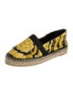 Versace Canvas Floral Print Espadrilles
