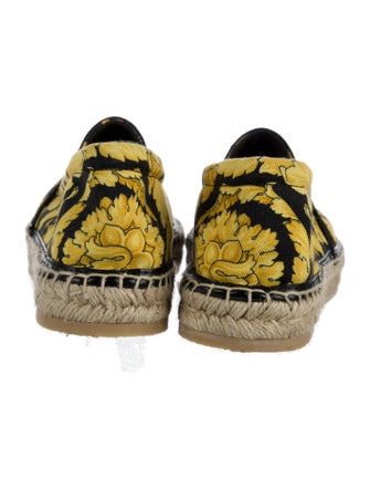 Versace Canvas Floral Print Espadrilles