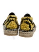Versace Canvas Floral Print Espadrilles
