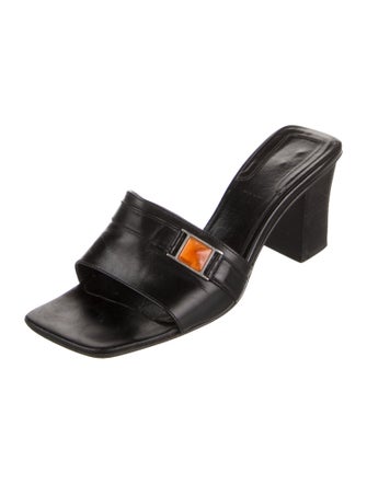 Versace Leather Slides