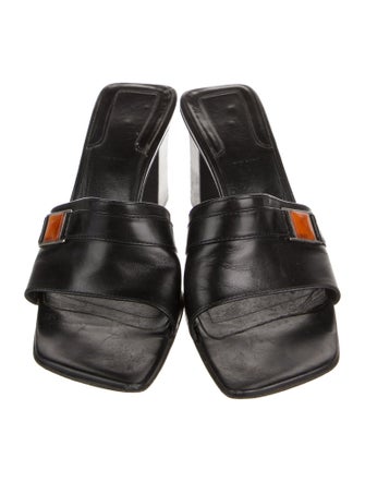 Versace Leather Slides