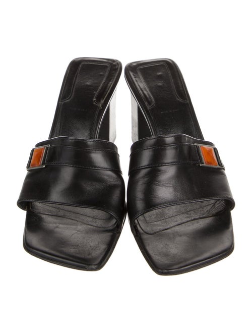 Versace Leather Slides