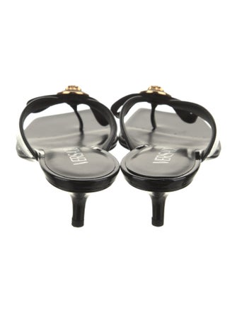 Versace Patent Leather Slides