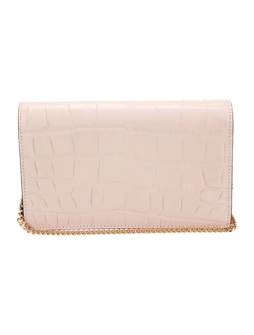 Versace Embossed Leather Clutch