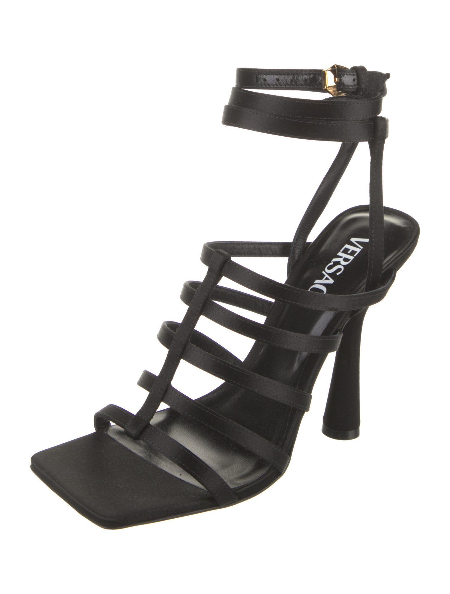 Versace Satin Sandals w/ Tags