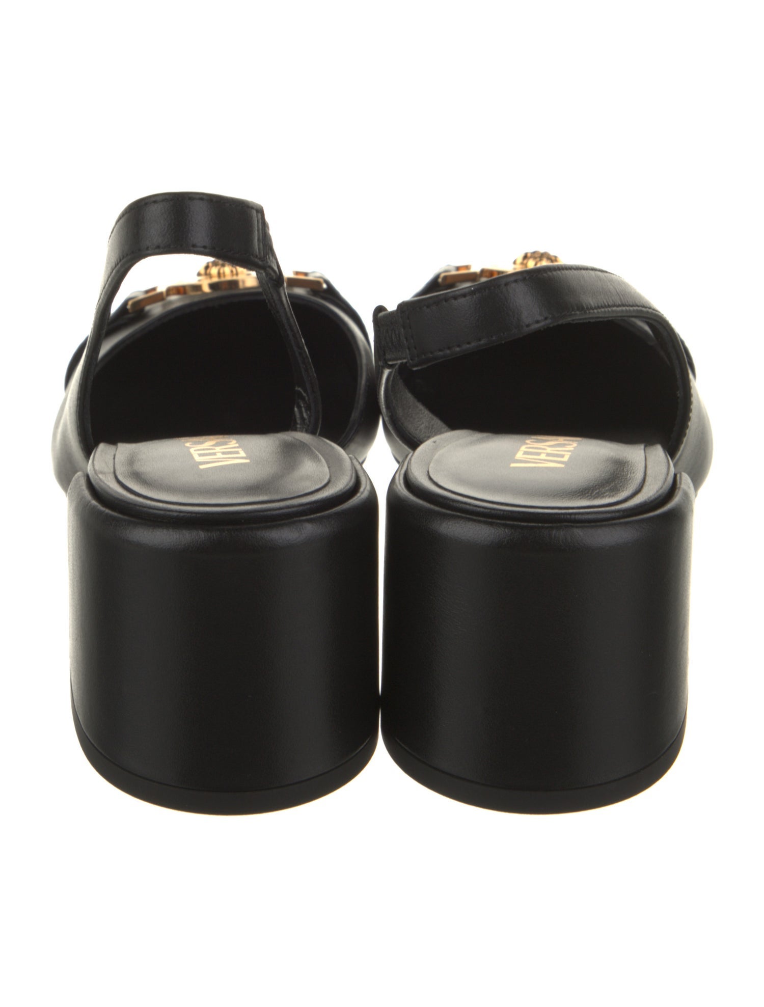 Versace Leather Slingback Pumps