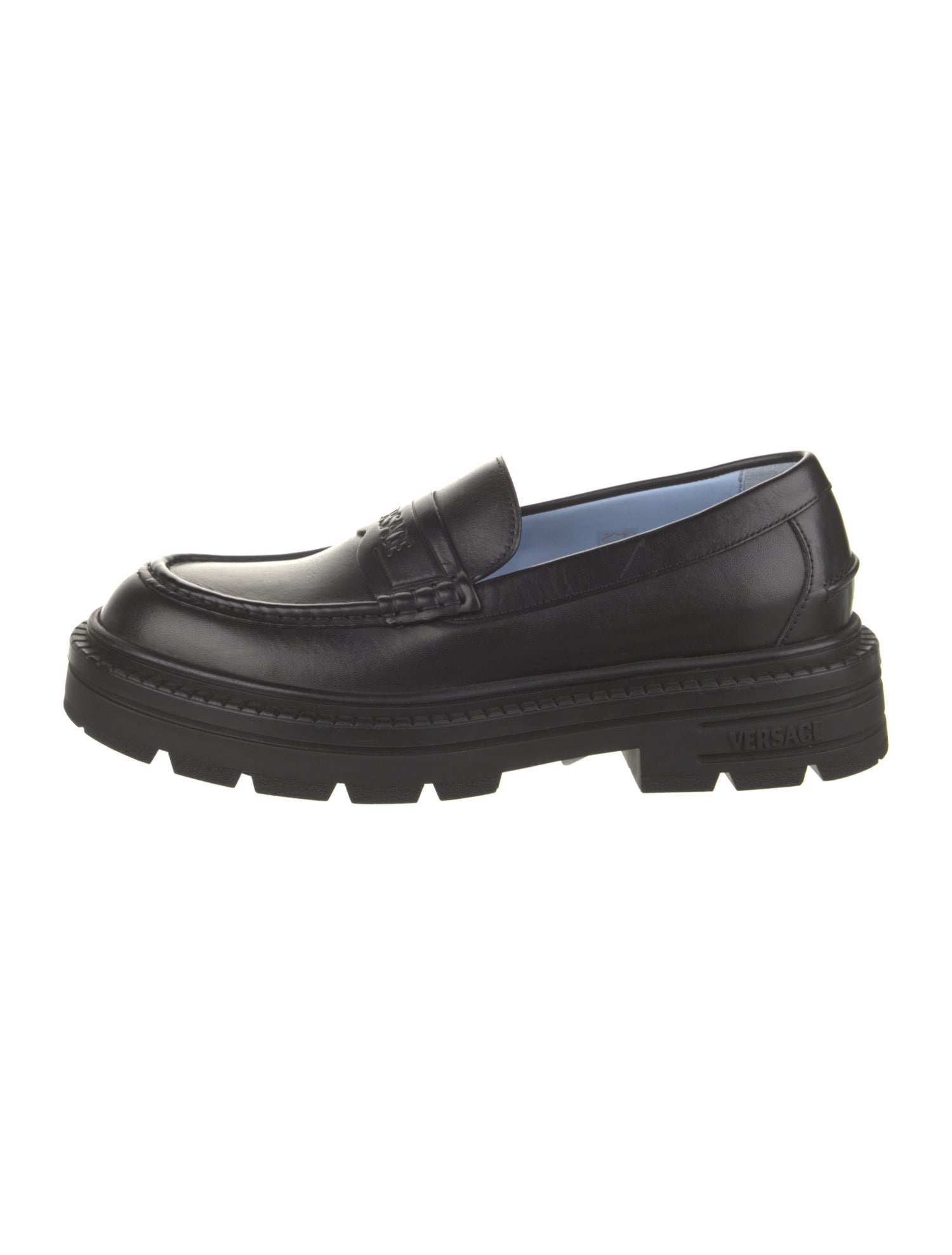Versace Leather Loafers