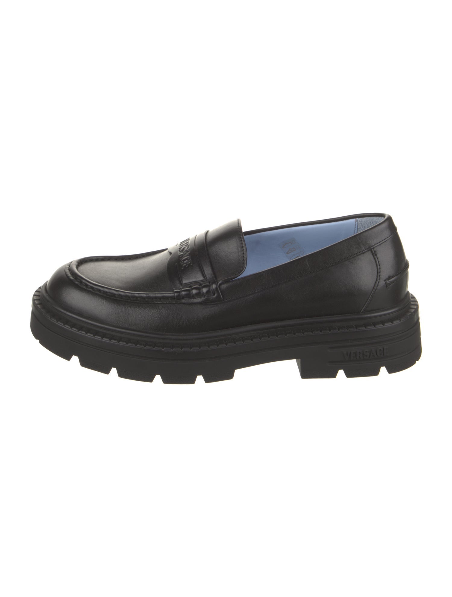 Versace Leather Loafers