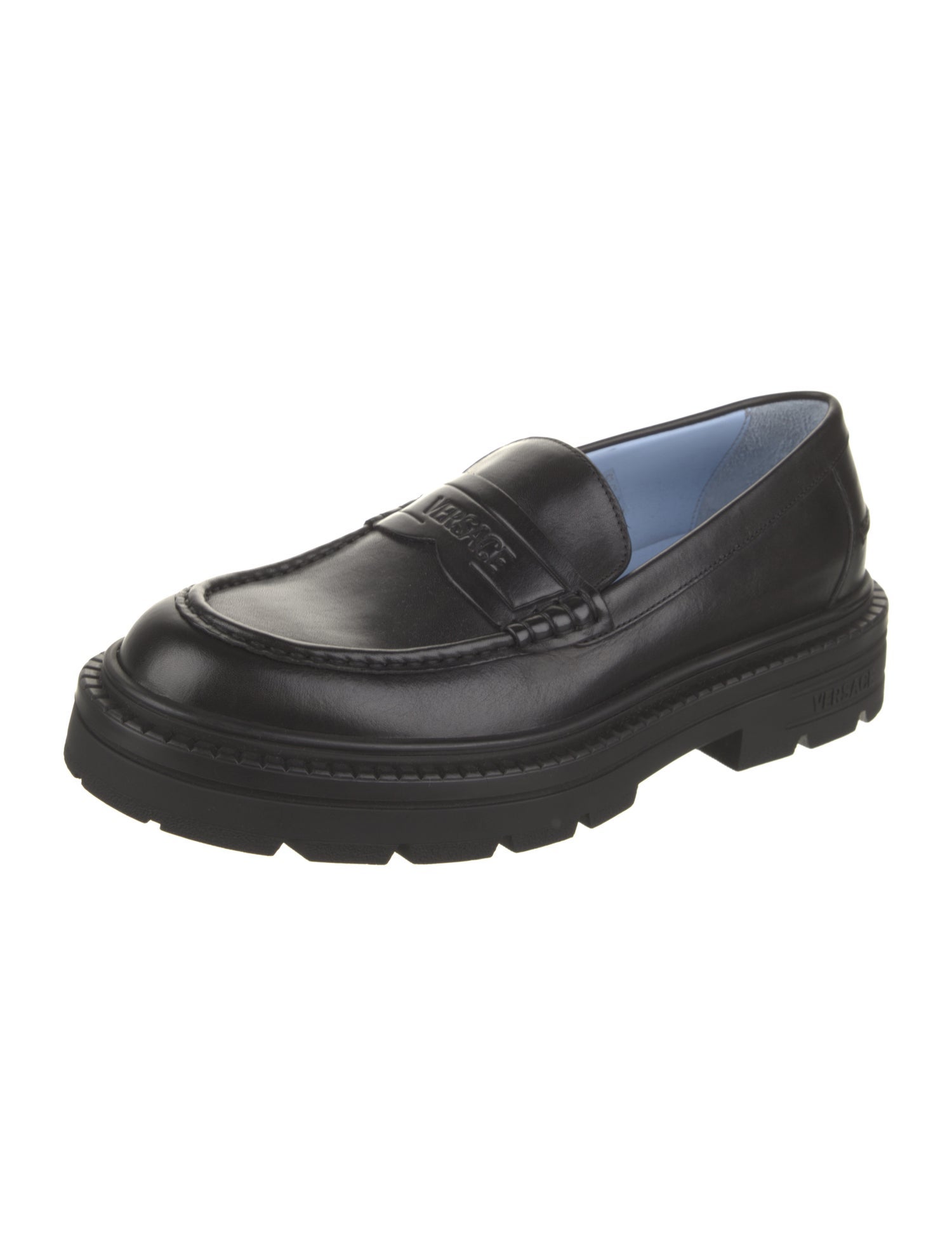 Versace Leather Loafers