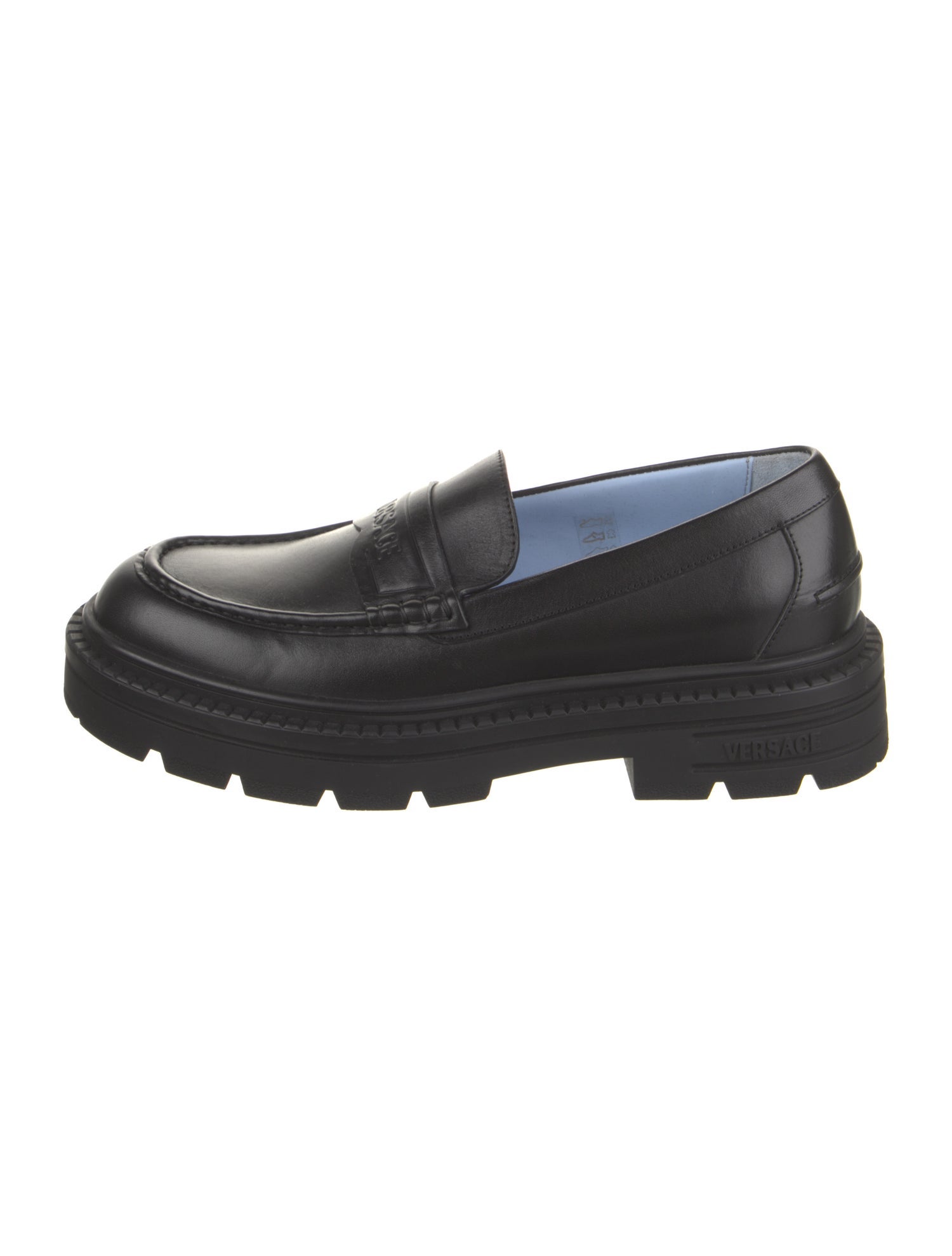Versace Leather Loafers