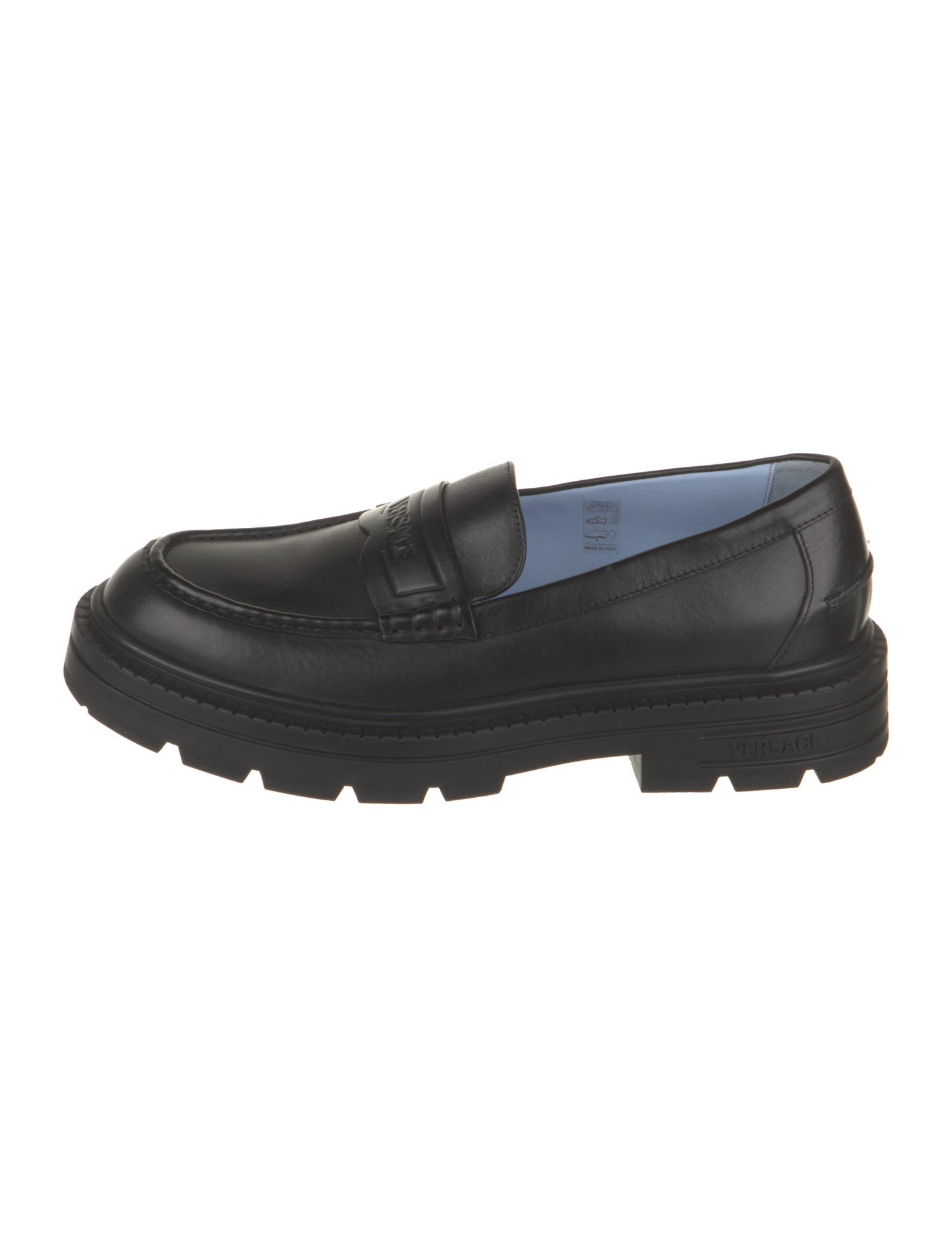 Versace Leather Loafers