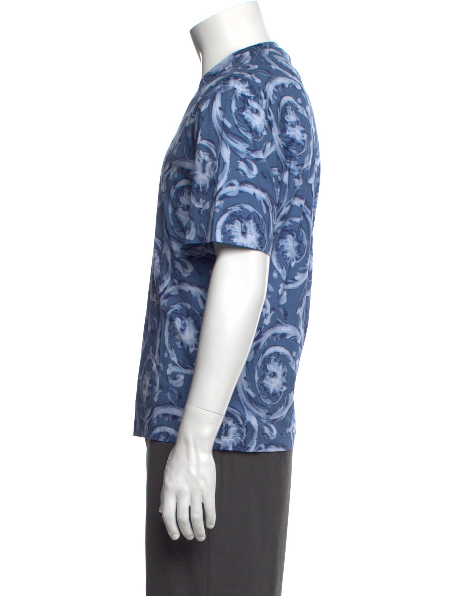 Versace Animal Print Crew Neck T-Shirt