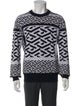 Versace Wool Printed Pullover