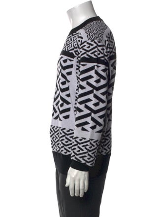 Versace Wool Printed Pullover