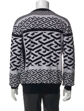 Versace Wool Printed Pullover