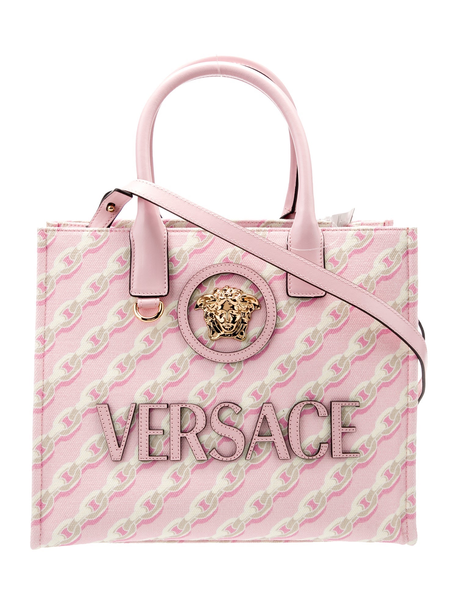 Versace Canvas Shoulder Bag w/ Tags