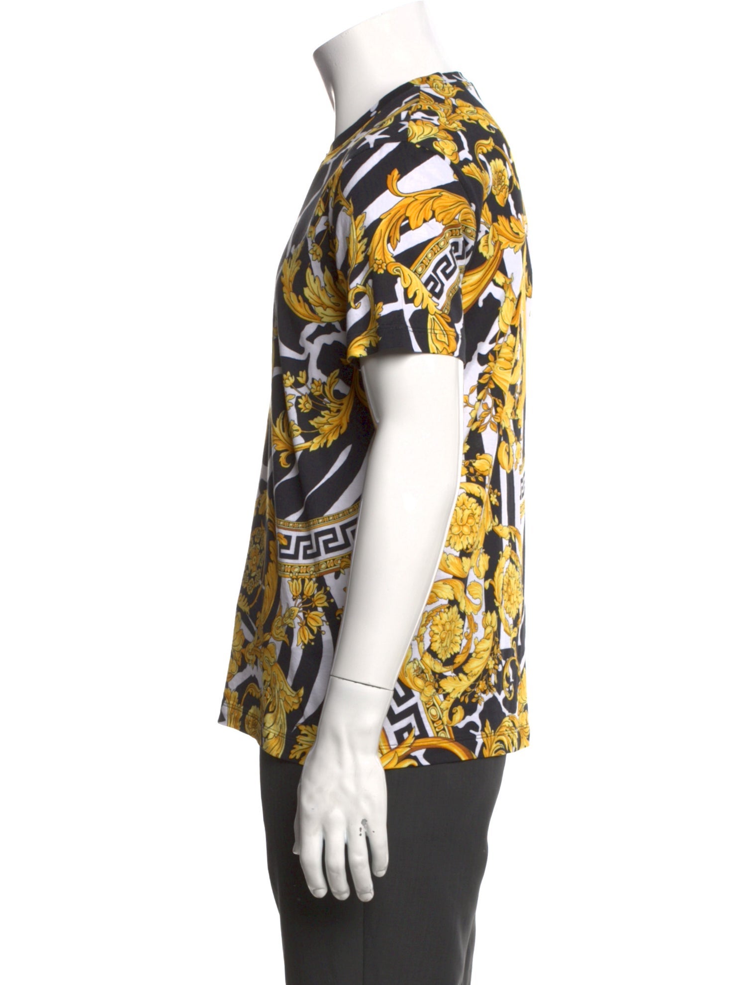 Versace Barocco Print Printed T-Shirt