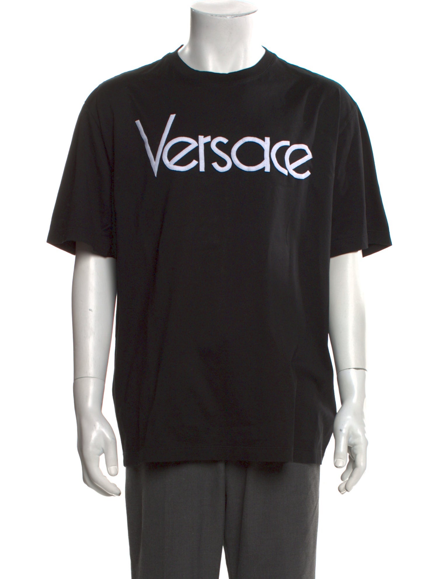 Versace Graphic Print Crew Neck T-Shirt