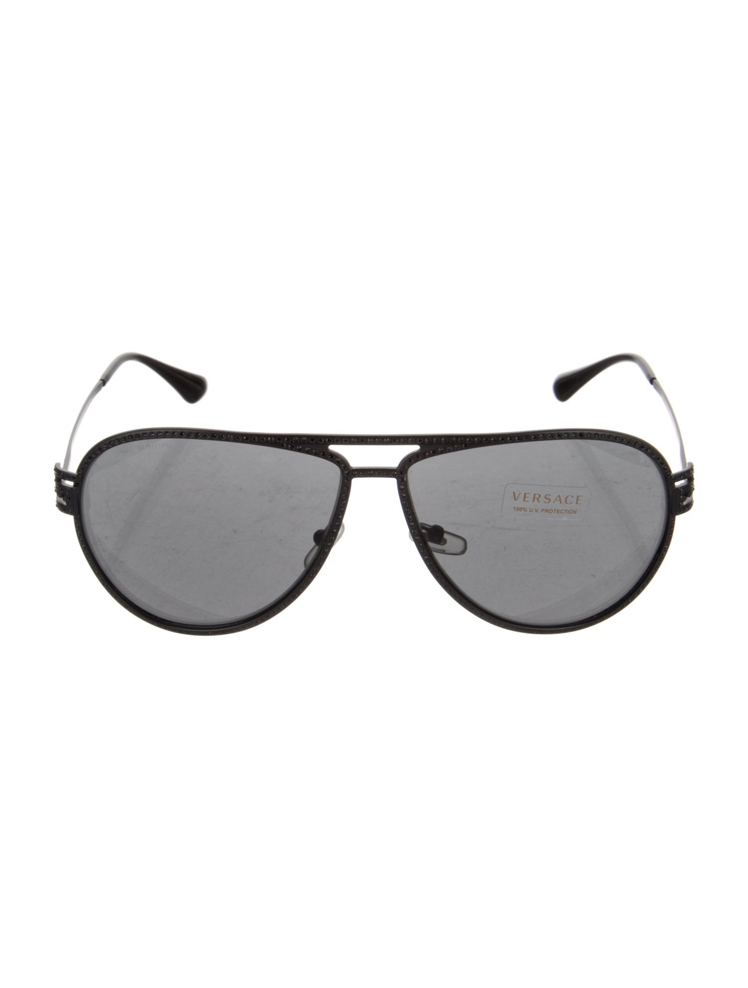 Versace Aviator Mirrored Sunglasses