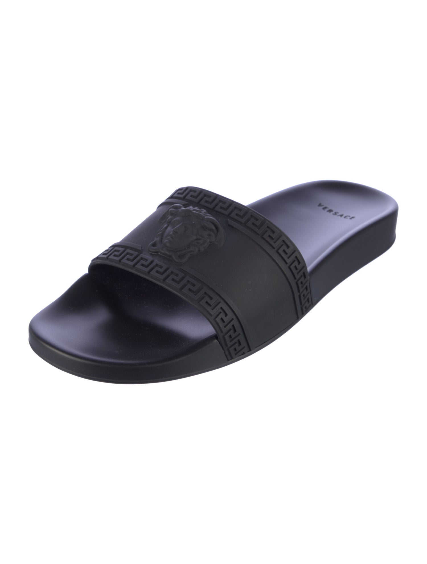 Versace Grecca Pattern Rubber Slides
