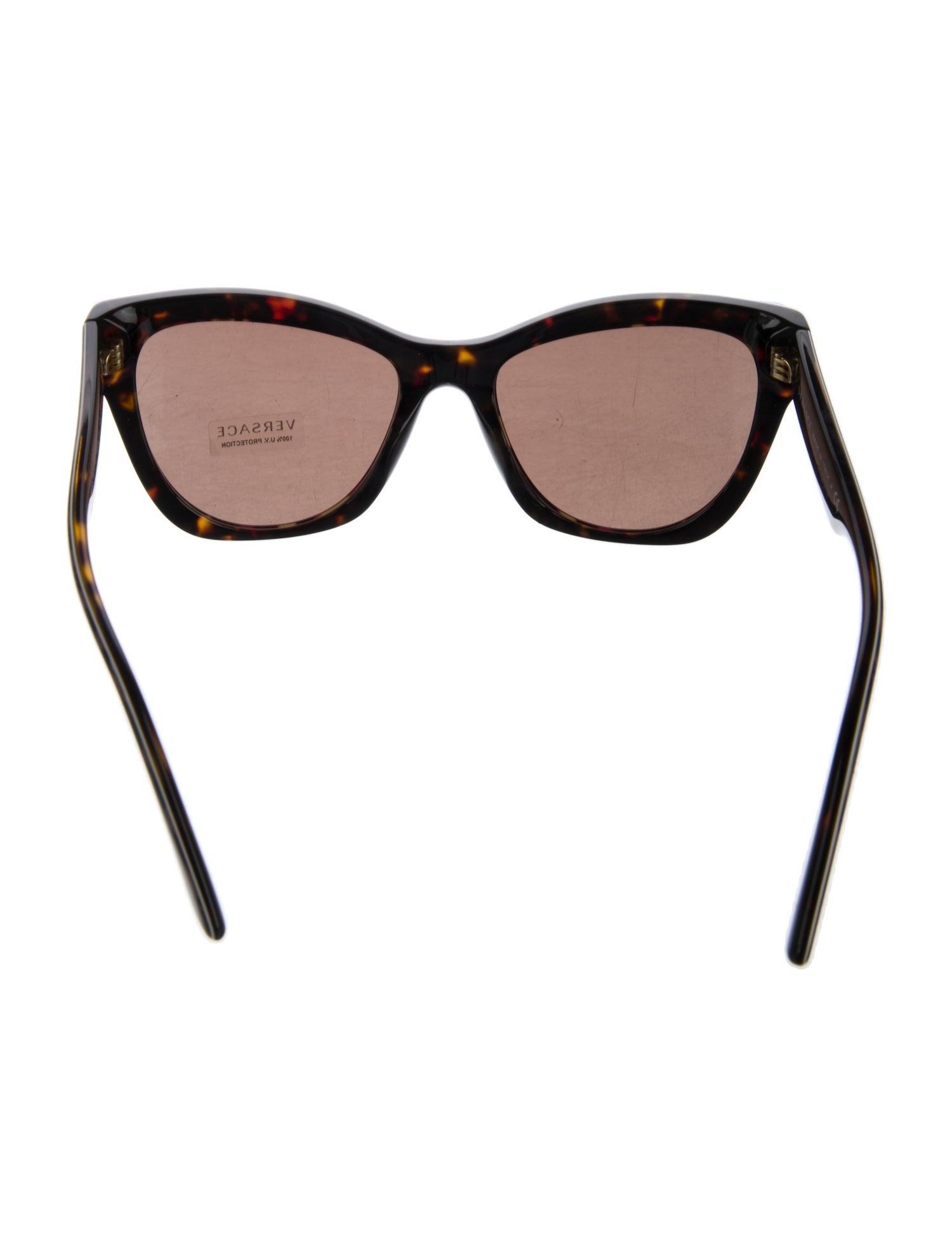 Versace Cat-Eye Mirrored Sunglasses