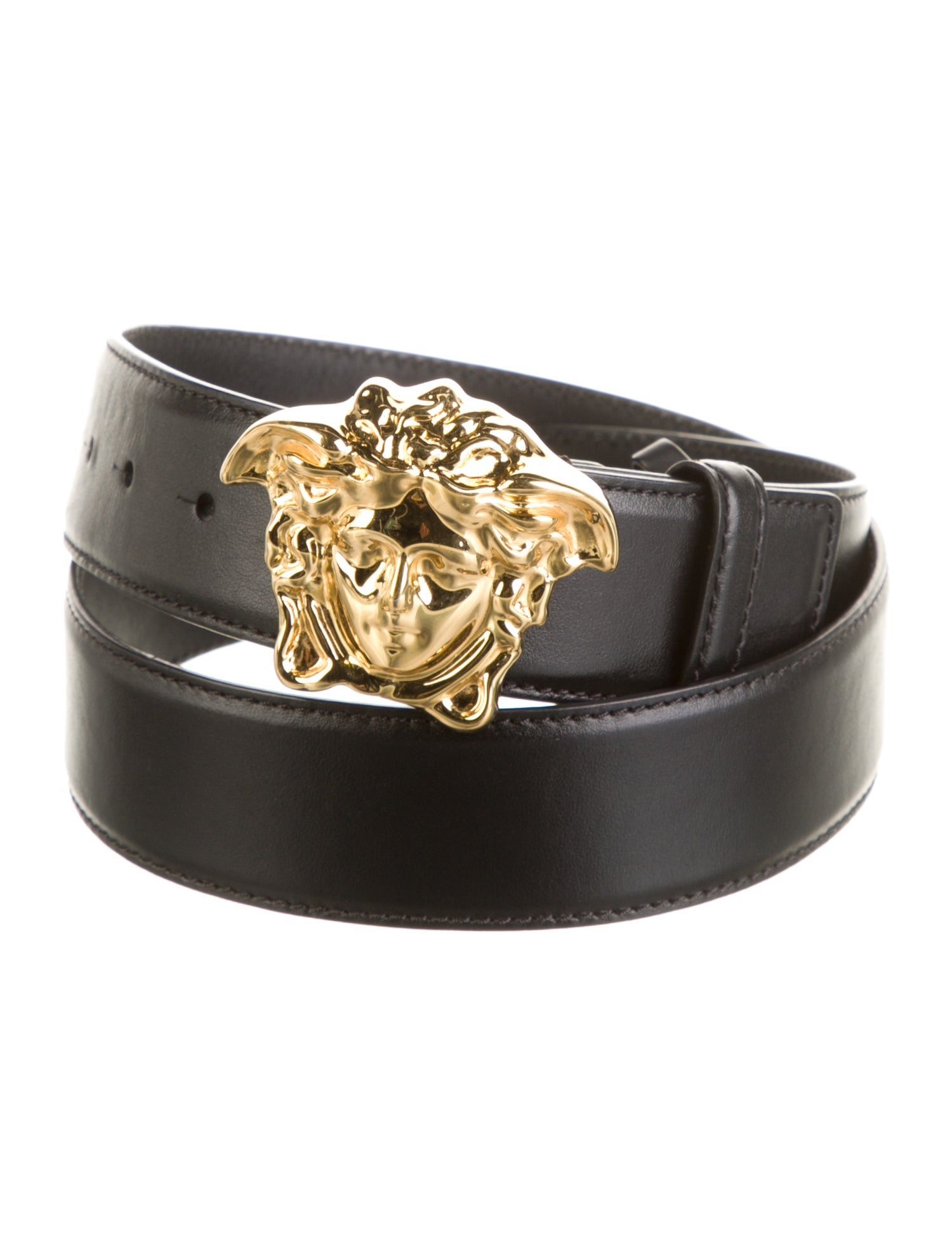 Versace Medusa Insignia Leather Belt Kit