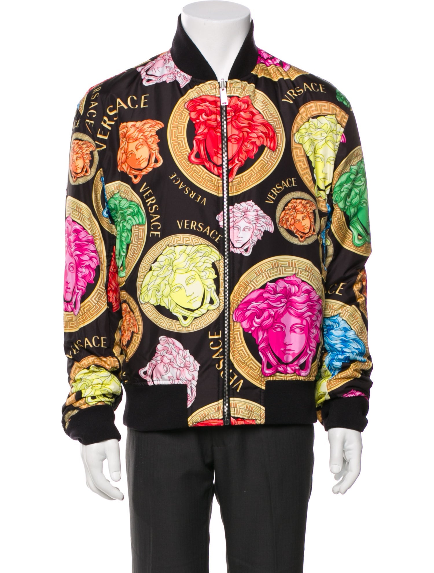Versace Medusa Insignia Trucker Jacket