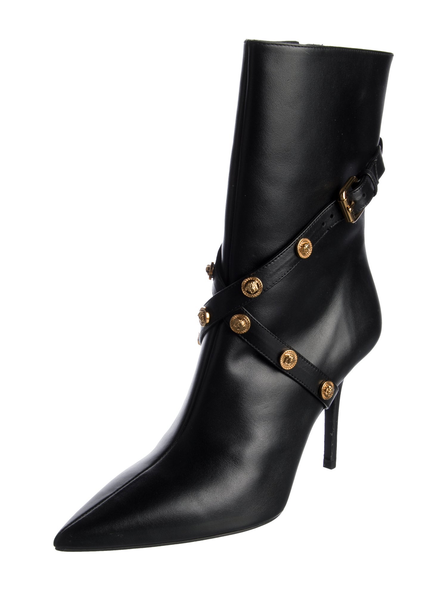Versace Leather Boots w/ Tags