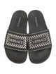 Versace Rubber Graphic Print Slides