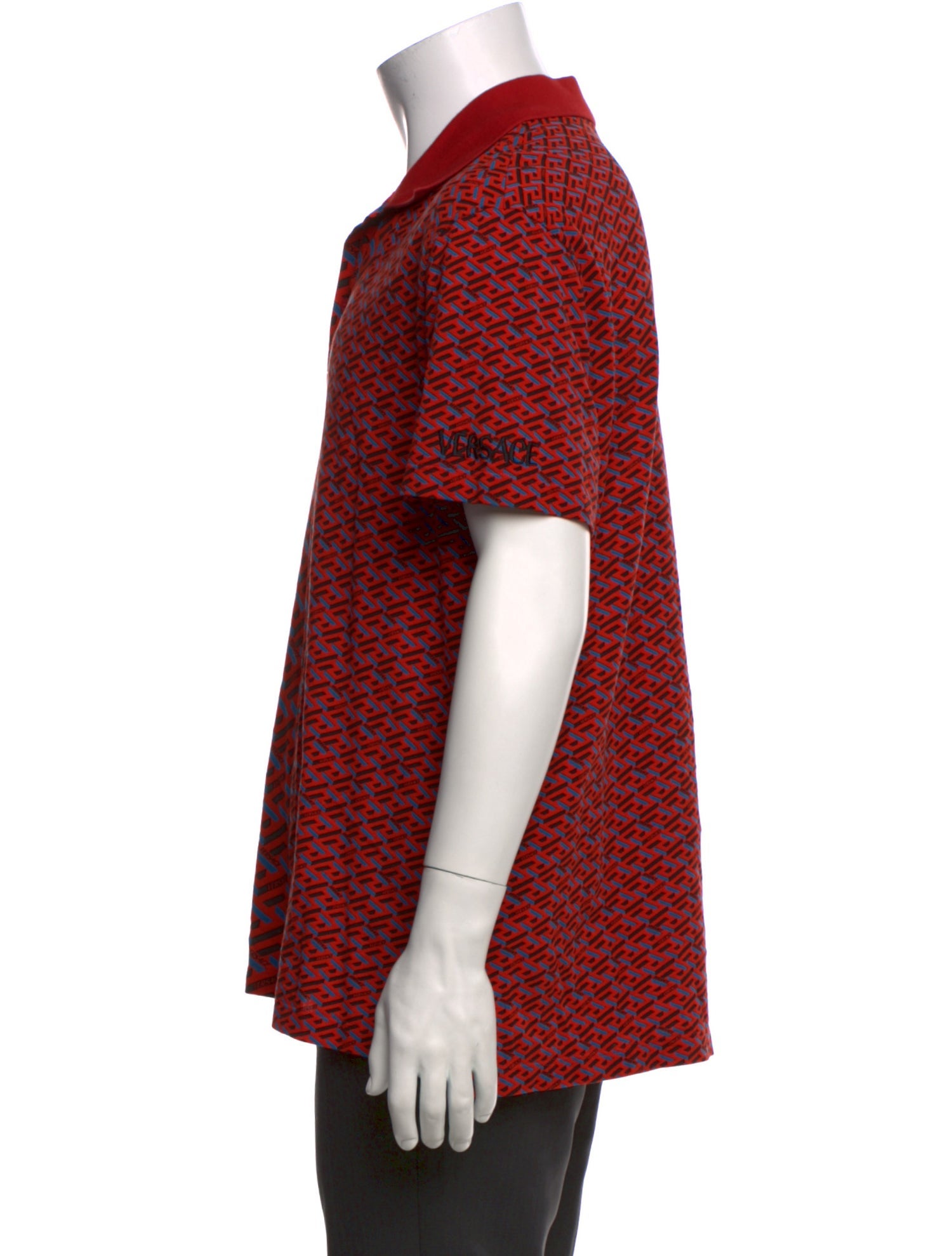 Versace Printed Short Sleeve Shirt