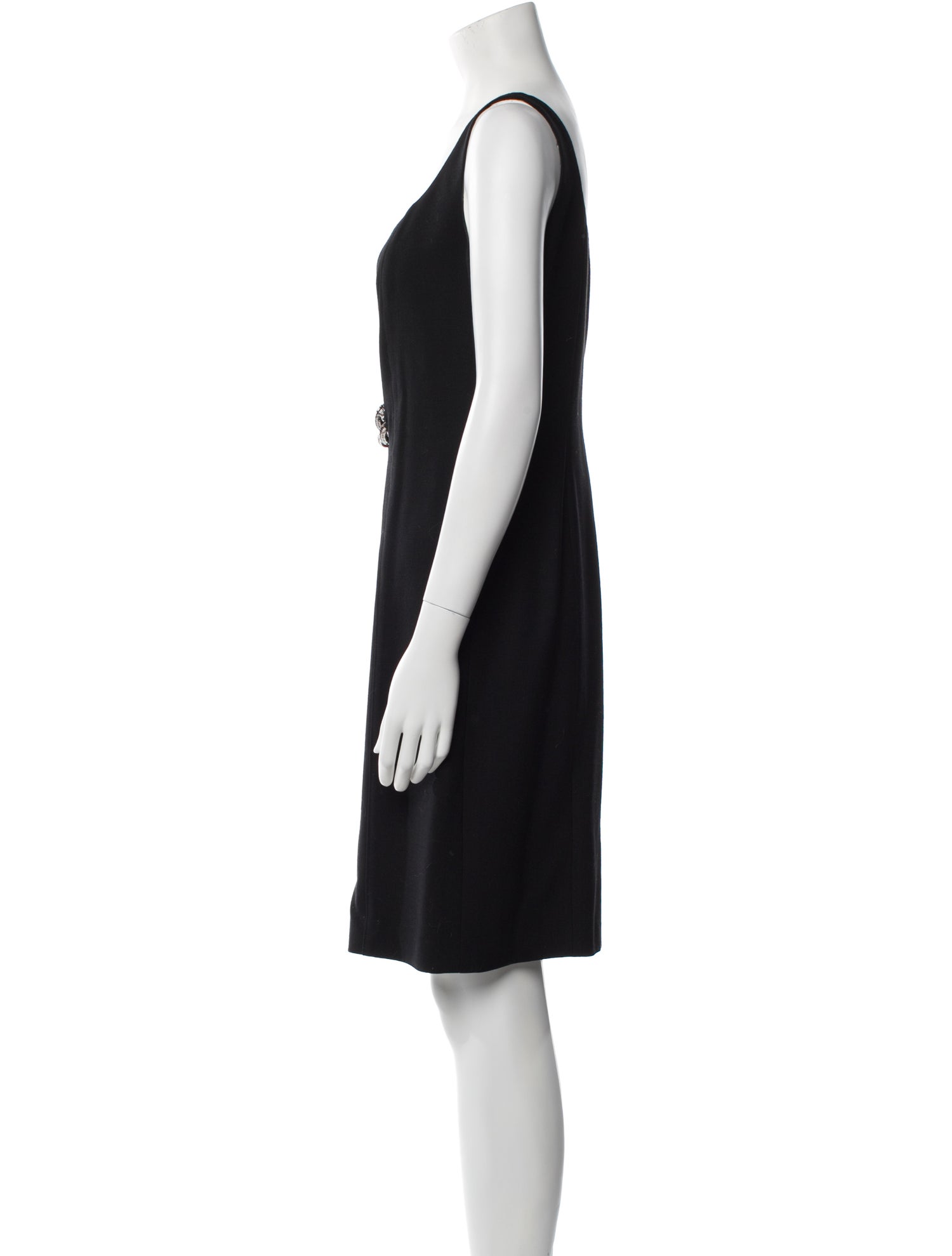 Versace Wool Knee-Length Dress
