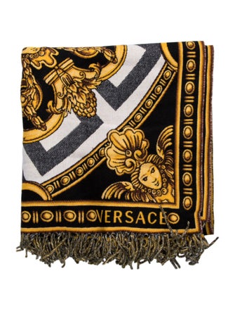 Versace La Coupe des Dieux Wool Throw Blanket